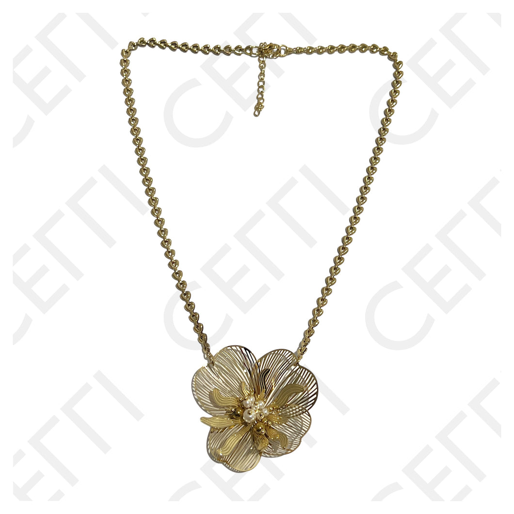 Collar de Acero - Flor