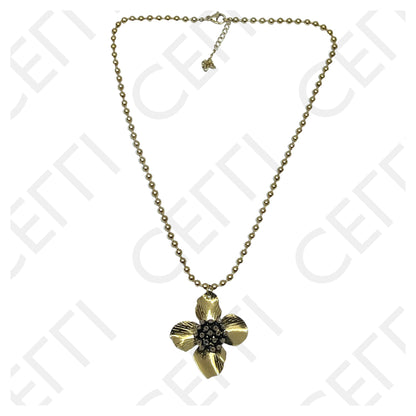 Colar de Aço - Flor