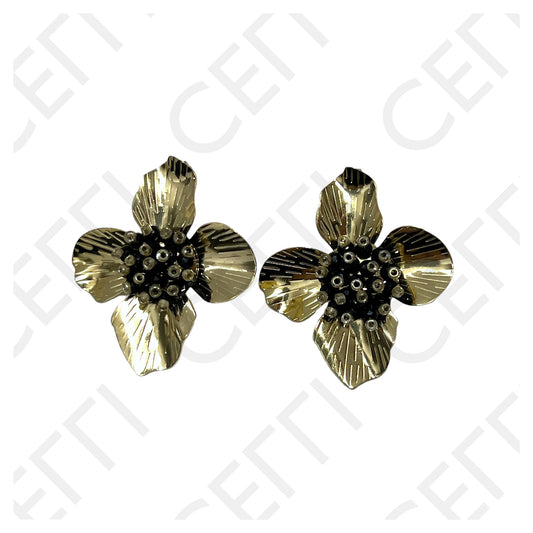 Steel Earring - Flower