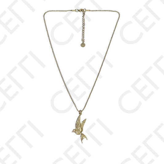 不锈钢项链 - 鸟