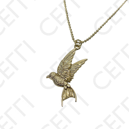 不锈钢项链 - 鸟