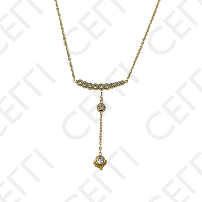 不锈钢项链 - 闪亮