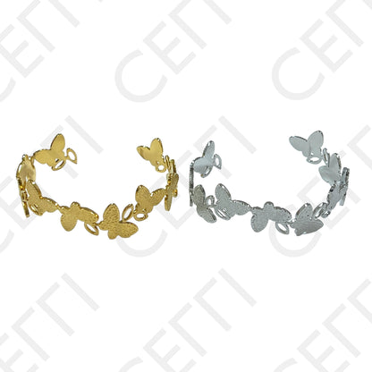 Steel Bracelet - Butterflies