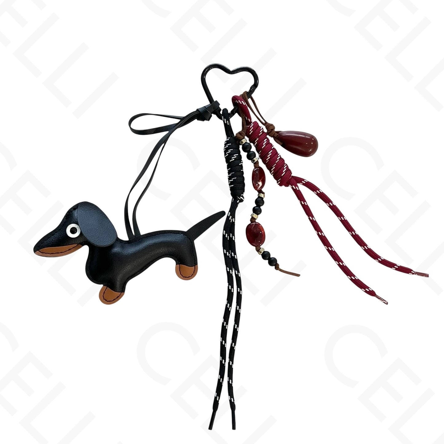 Charm for Bag - Lemon and flowers