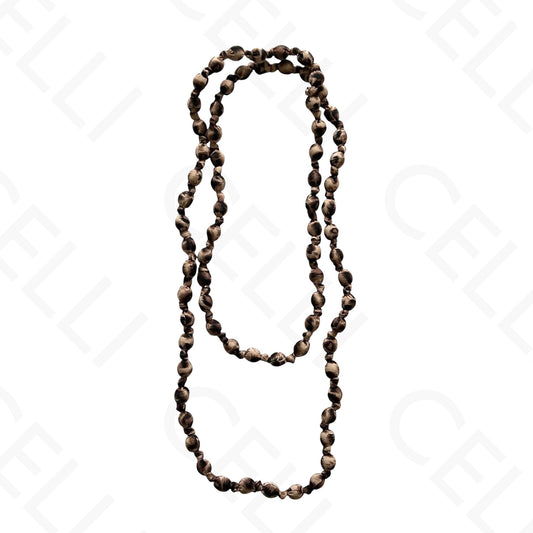 Fashion necklace - multiple strand with various beads