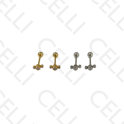 Steel Piercing - three brilliants