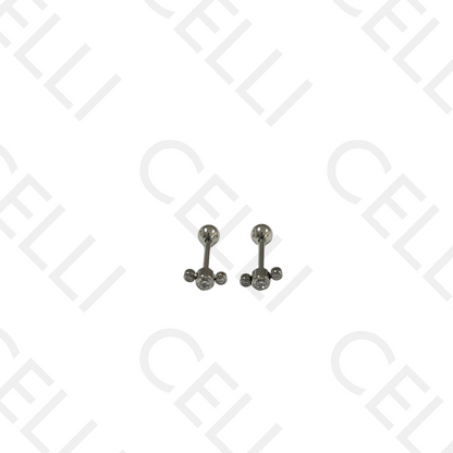 Steel Piercing - three brilliants