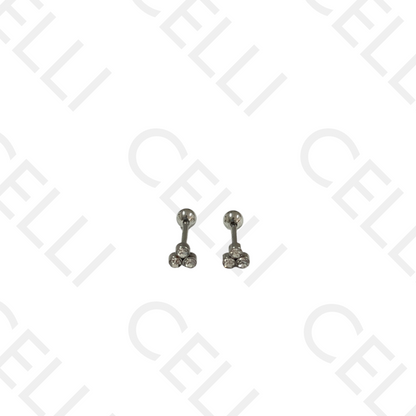 Steel Piercing - three brilliants (triangle)