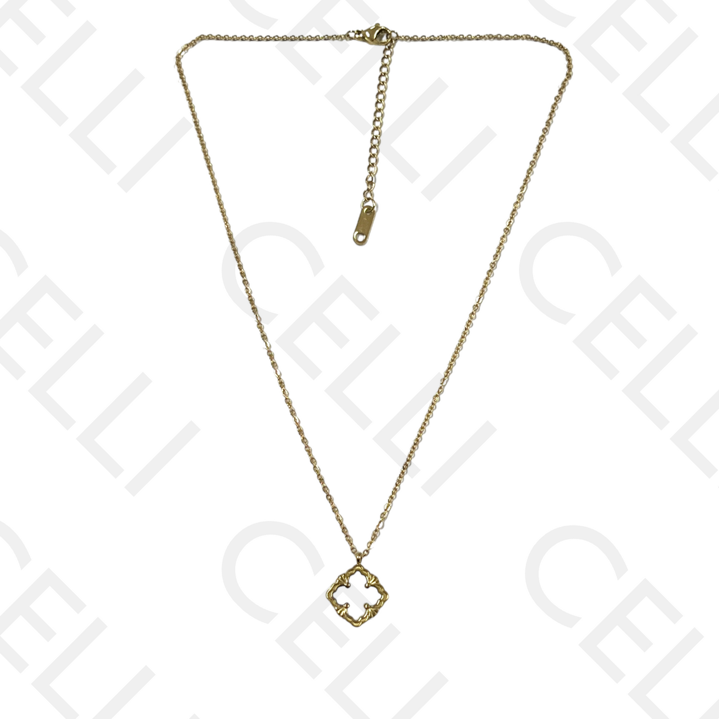 四叶草不锈钢项链