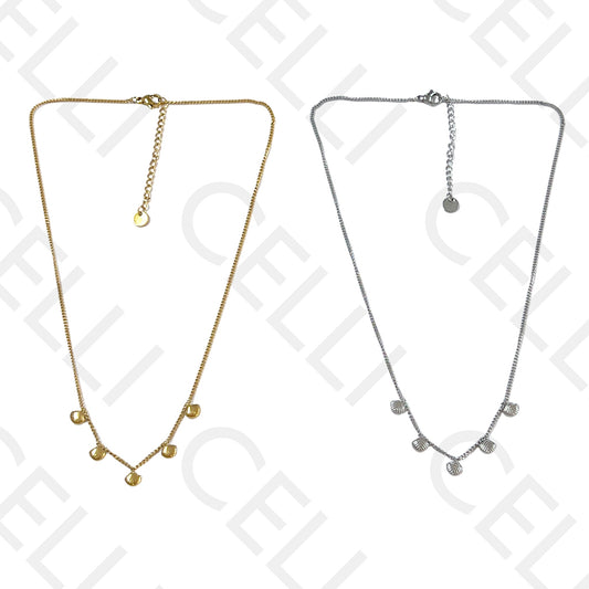 Colar de Aço - conchas