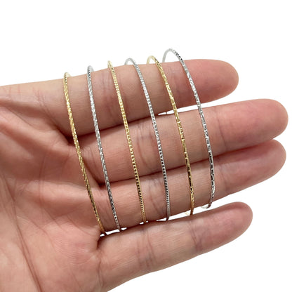 Bracelete de Aço - fino