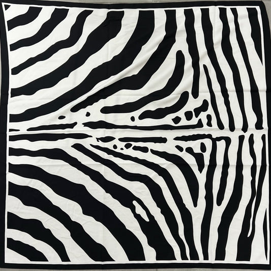 丝巾 - 斑马纹 90cm x 90cm