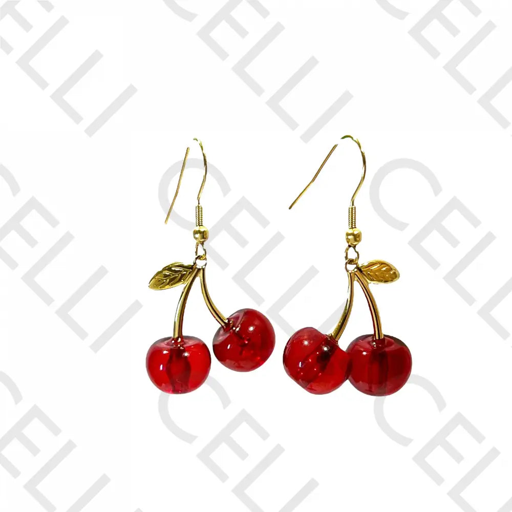 Brinco De Aço - Cereja