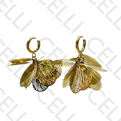 Brinco De Aço - Folhas