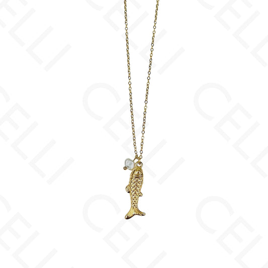 Steel Necklace - Zebra