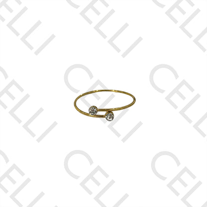 Anillo de acero - brillante