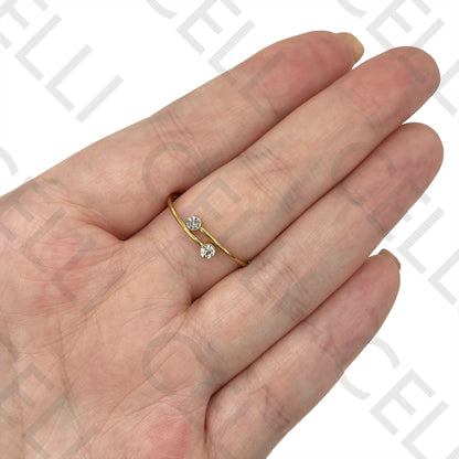 Anillo de acero - brillante