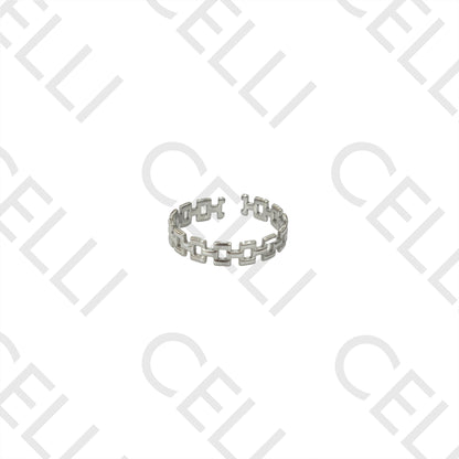 Steel Ring - Squares