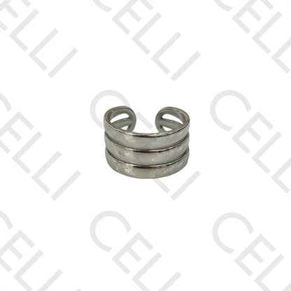 Steel Ring - Triple Smooth
