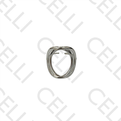 Steel Ring - Detailed Oval