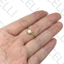 Cargar imagen en el visor de la galería, Anillo de acero - cuadrado con piedra natural
