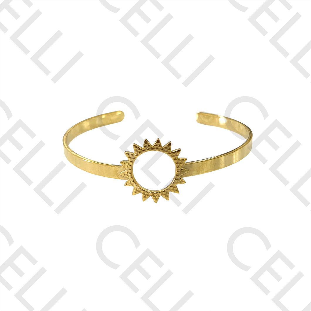 Pulsera de acero - sol