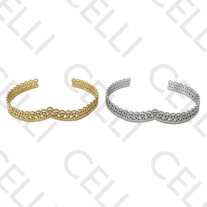 Steel Bracelet - Detailed Tiara