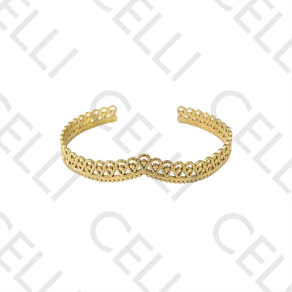 Steel Bracelet - Detailed Tiara