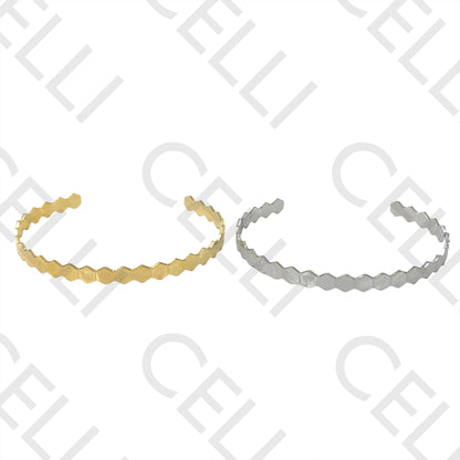 钢手镯 - 六边形