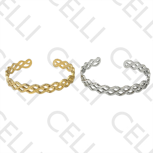 Bracelete de Aço - trançado