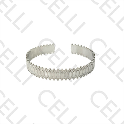 Bracelete de Aço - detalhado