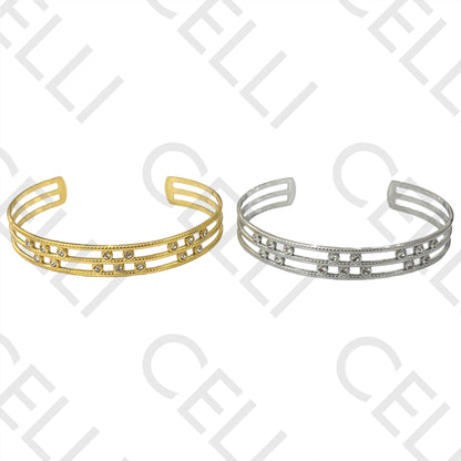 不锈钢手链 - 闪亮款