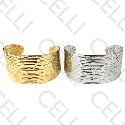 Bracelete de Aço Grosso - detalhado