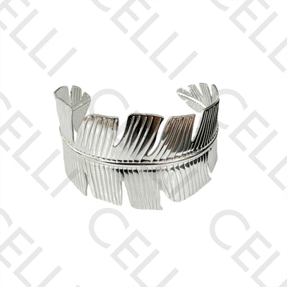 Bracelete de Aço Grosso - pena