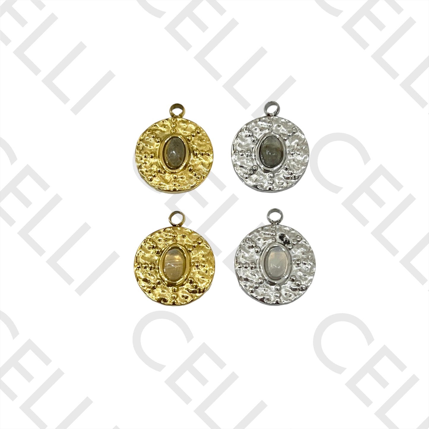 不锈钢天然石奖章