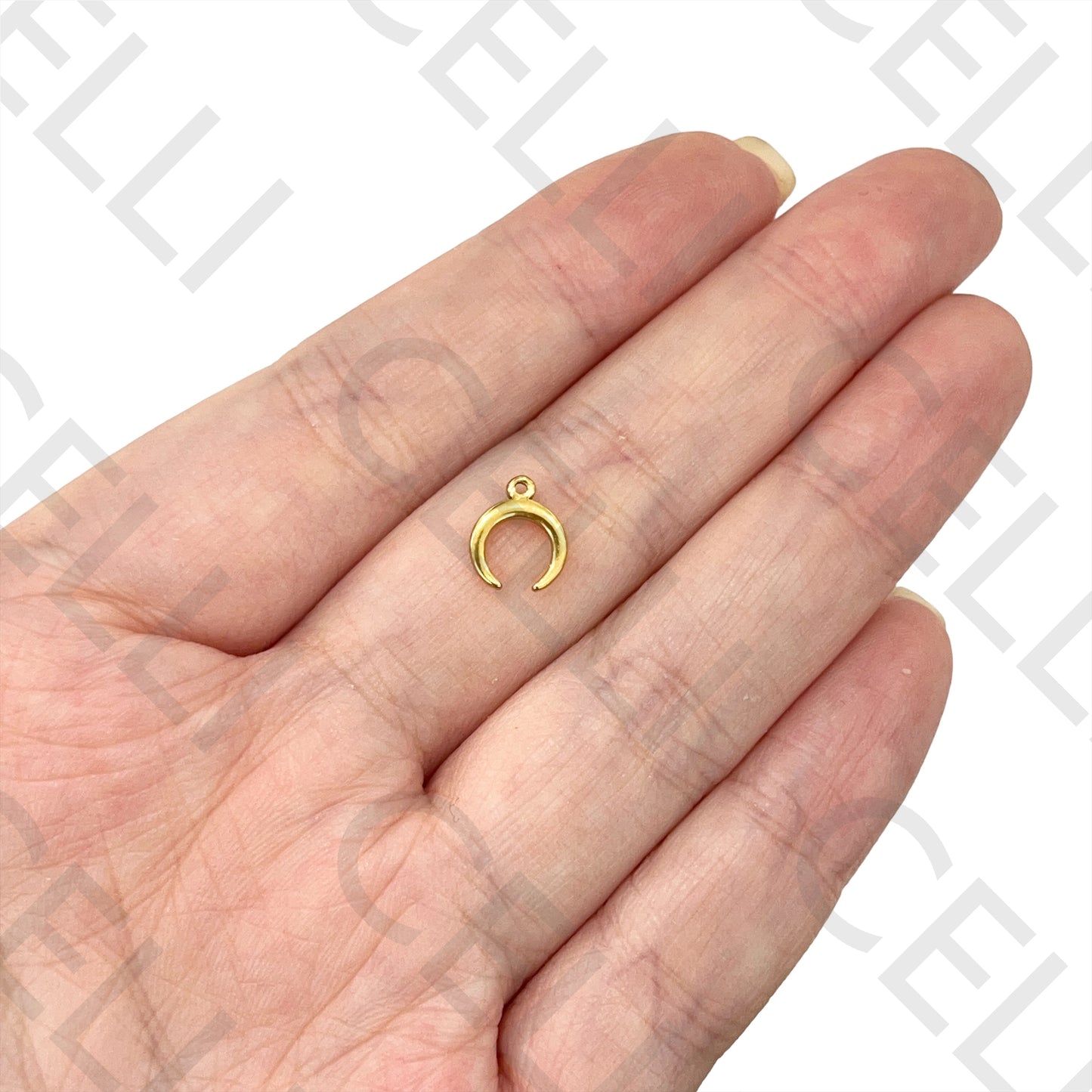 Medalla de acero - cuerno / luna