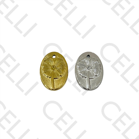 Medalha de Aço - flor