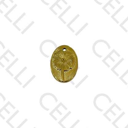 Medalha de Aço - flor