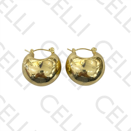 Brinco de Aço - bola lisa