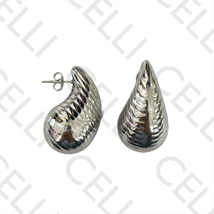 Brinco de Aço - Gota riscas