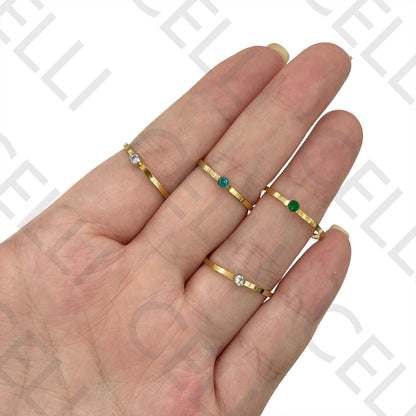 Steel Ring - Thin with Brilliant Finish