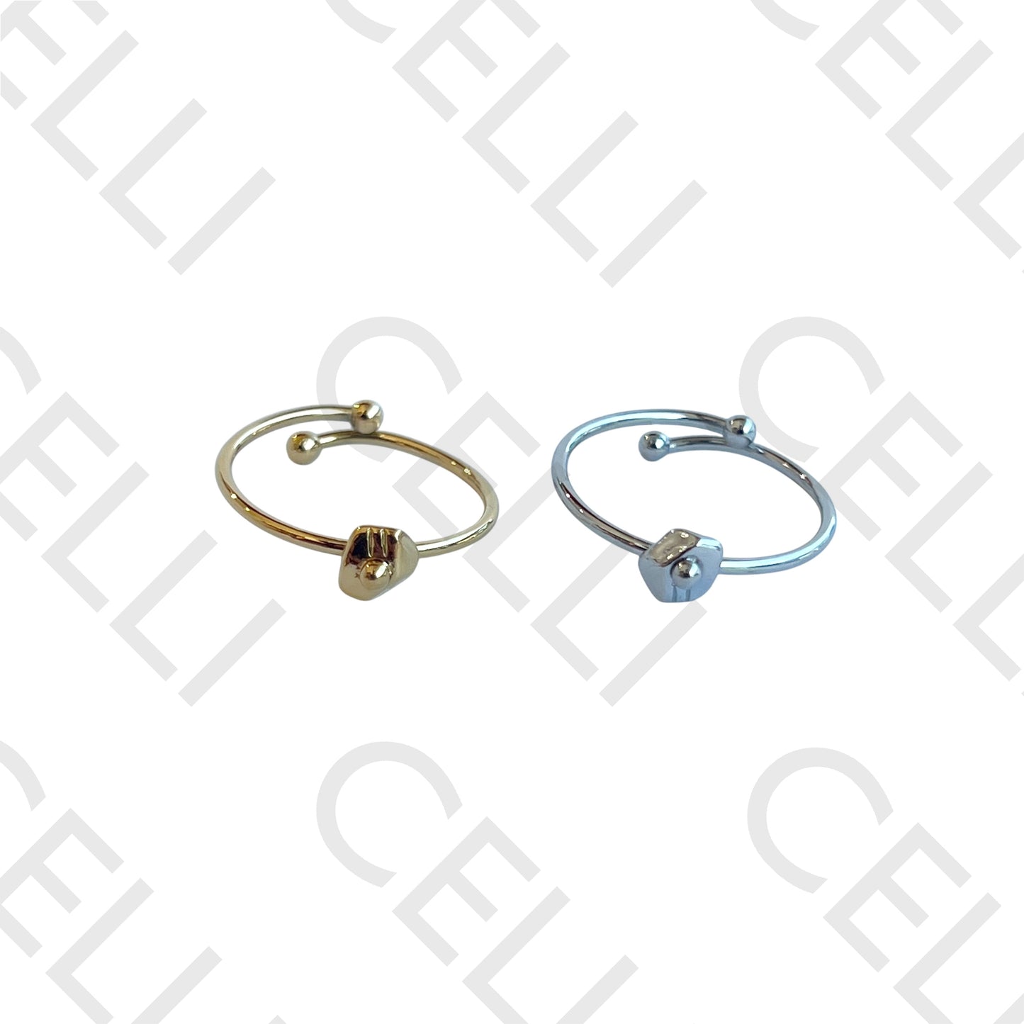 Steel Ring - Irregular Shape