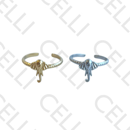 Steel Ring - Elephant