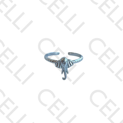 Steel Ring - Elephant