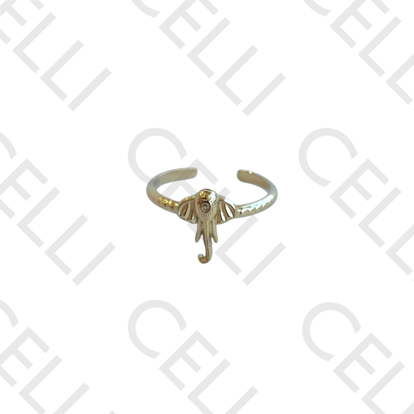 Steel Ring - Elephant