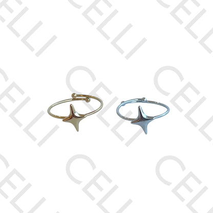 Steel Ring - star