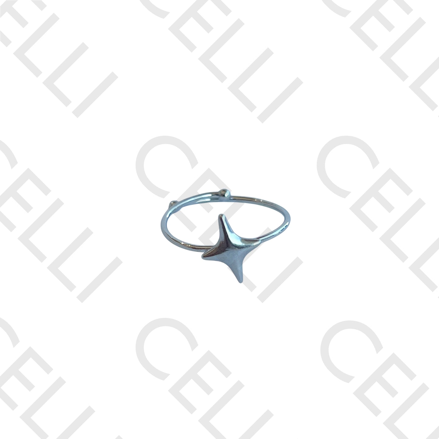 Steel Ring - star