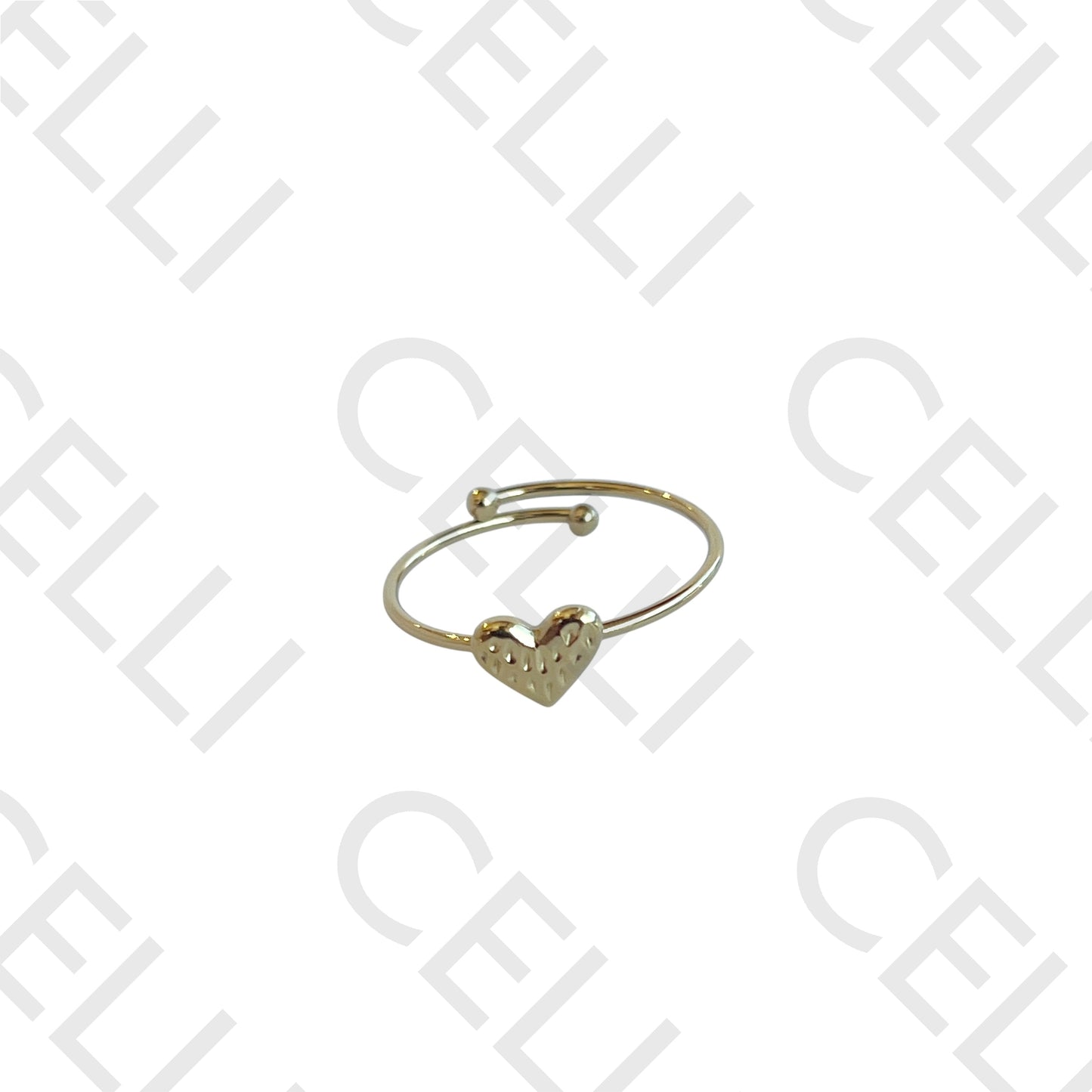 Steel Ring - Mini Heart