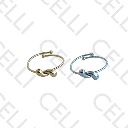 Steel Ring - two drops