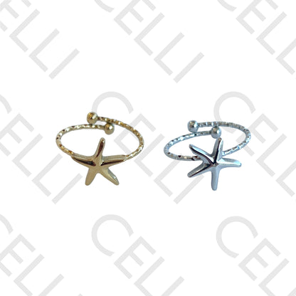 Steel Ring - Starfish